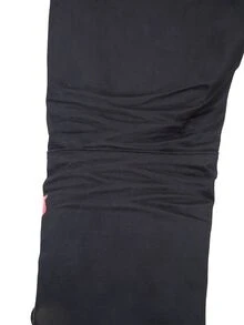 ROMWE MEN Hombres Jeans fuego & con estampado de cráneo - Negro - Ver 5