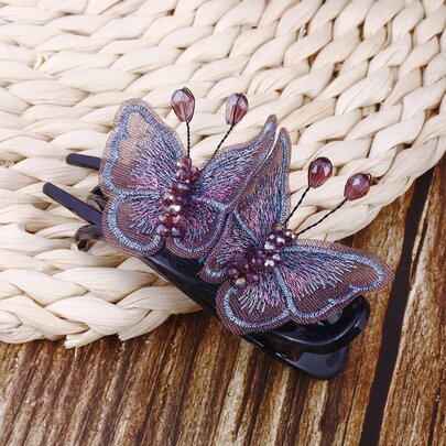 Butterfly Decor Hair Clip