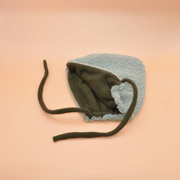 

1pc Simple Fuzzy Hat, Green