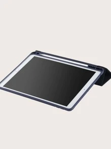 带笔槽的防震平板电脑保护套，兼容 iPad Mini 4/5/6/9.7/10.2/10.5、iPad Air 4/5、iPad 10th/10.9、iPad Pro 11 英寸 (M2)/Air 13 英寸 (M2)/Pro 11 英寸 (M4)/Pro 12.9 英寸 (M4) 2024 - 寶藍色 - 查看 2