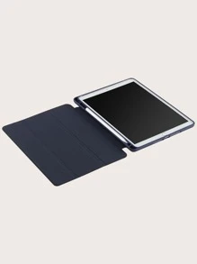 带笔槽的防震平板电脑保护套，兼容 iPad Mini 4/5/6/9.7/10.2/10.5、iPad Air 4/5、iPad 10th/10.9、iPad Pro 11 英寸 (M2)/Air 13 英寸 (M2)/Pro 11 英寸 (M4)/Pro 12.9 英寸 (M4) 2024 - 寶藍色 - 查看 4