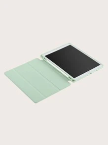 带防摔带和触控笔支架的平板电脑保护套，适用于 iPad Mini 4/5/6/9.7/10.2/10.5/Air4/Air5/10th/10.9/Pro11 英寸/Air11 (M2)/Air13 (M2)/Pro11 (M4)/Pro11 (M4) 2024 12.9 英寸 - 綠色 - 查看 5