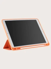 带笔槽的平板电脑防摔保护套，兼容 iPad Mini 4/5/6、iPad 9.7/10.2/10.5、iPad Air 4/Air 5/10th/10.9、iPad Pro 11 英寸/Air 11 (M2)/Air 13 (M2)/Pro 11 (M4)/Pro 11 (M4) 2024 12.9 英寸 - 珊瑚橙 - 查看 3