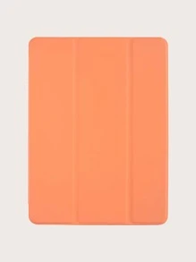 带笔槽的平板电脑防摔保护套，兼容 iPad Mini 4/5/6、iPad 9.7/10.2/10.5、iPad Air 4/Air 5/10th/10.9、iPad Pro 11 英寸/Air 11 (M2)/Air 13 (M2)/Pro 11 (M4)/Pro 11 (M4) 2024 12.9 英寸 - 珊瑚橙 - 查看 4