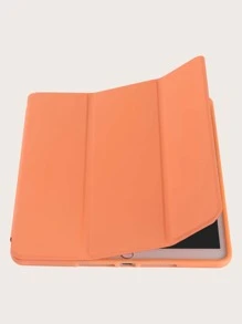 带笔槽的平板电脑防摔保护套，兼容 iPad Mini 4/5/6、iPad 9.7/10.2/10.5、iPad Air 4/Air 5/10th/10.9、iPad Pro 11 英寸/Air 11 (M2)/Air 13 (M2)/Pro 11 (M4)/Pro 11 (M4) 2024 12.9 英寸 - 珊瑚橙 - 查看 5