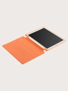 带笔槽的平板电脑防摔保护套，兼容 iPad Mini 4/5/6、iPad 9.7/10.2/10.5、iPad Air 4/Air 5/10th/10.9、iPad Pro 11 英寸/Air 11 (M2)/Air 13 (M2)/Pro 11 (M4)/Pro 11 (M4) 2024 12.9 英寸 - 珊瑚橙 - 查看 6