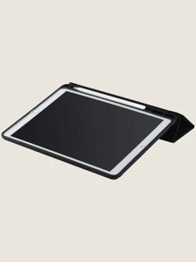 Shockproof Tablet Protective Case With Pen Slot, Compatible With IPad Mini 4/5/6/9.7/10.2/10.5/Air 4/Air 5/10th/10.9/Pro 11"/Air 11"(M2)/Air 13"(M2)/Pro 11"(M4)/Pro 11"(M4) 2024 12.9" - Black - View 2