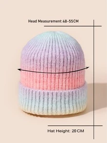 Gorro de colores tejido - Multicolor - Ver 3