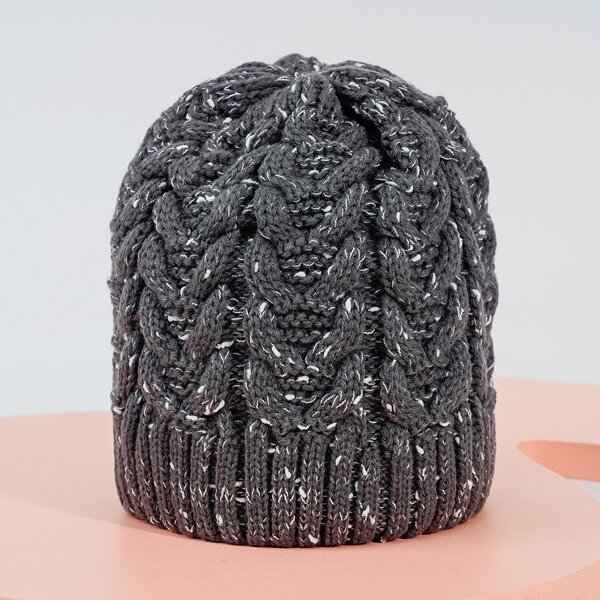 

Simple Knit Beanie, Grey