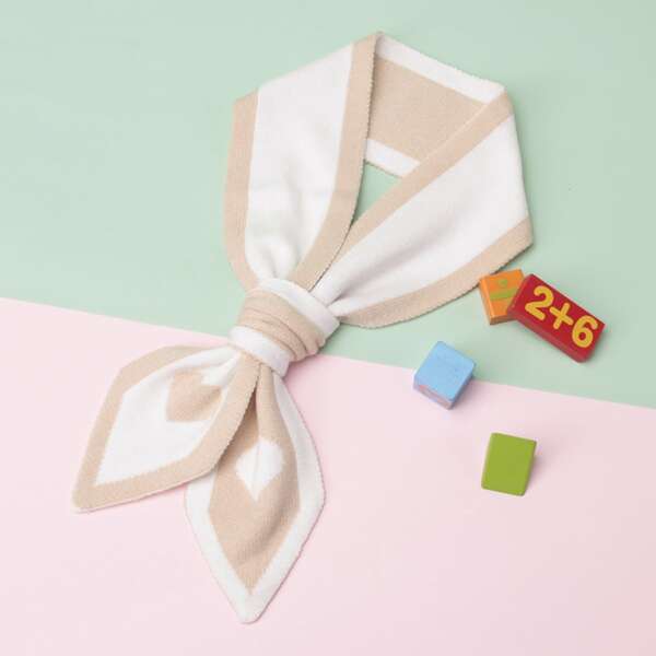 

Toddler Girls Heart Pattern Scarf, Multicolor