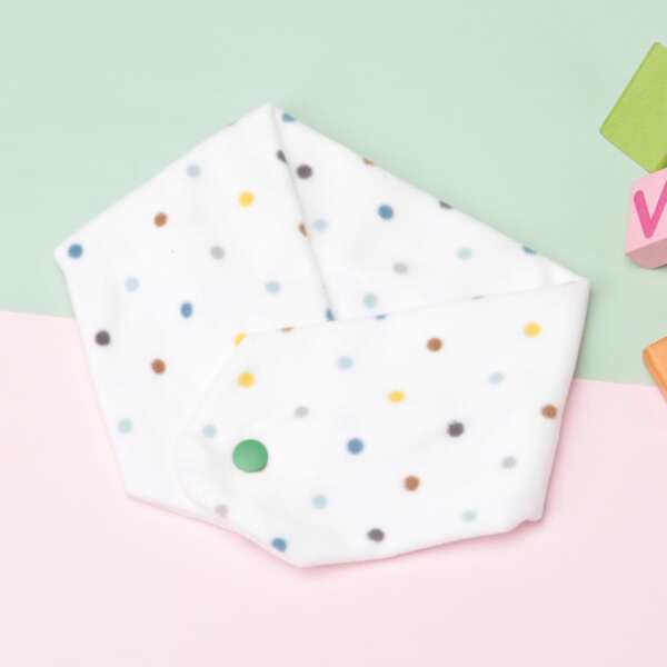 

Toddler Kids Polka Dot Print Scarf, Multicolor