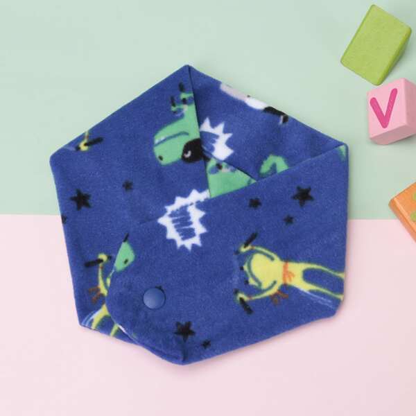 

Toddler Boys Cartoon Graphic Scarf, Multicolor
