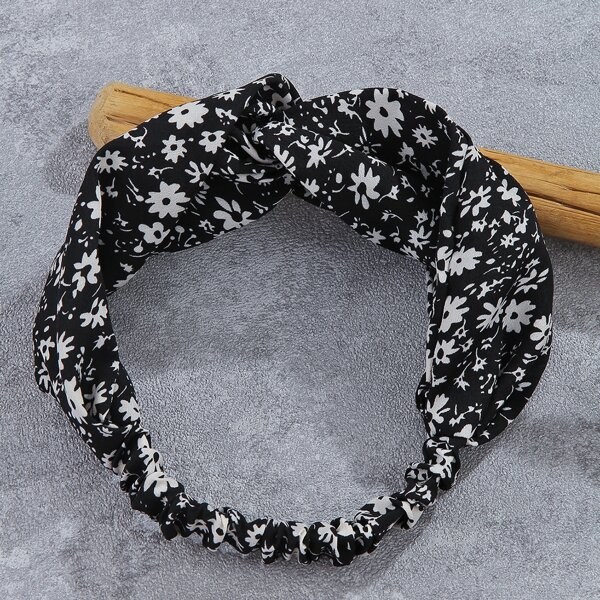 

Flower Print Hair Band, Multicolor