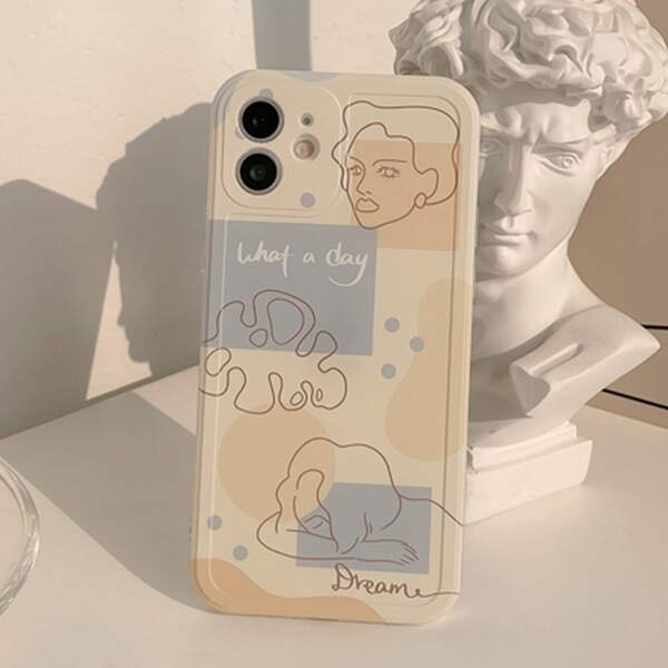 

Line Art Phone Case, Multicolor
