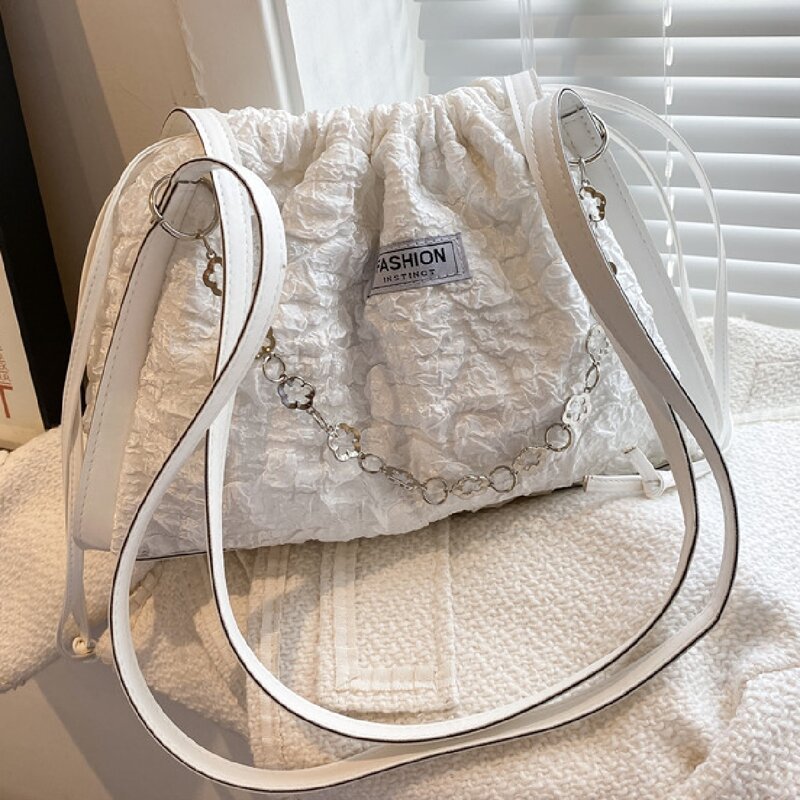 

Minimalist Shoulder Bag, White