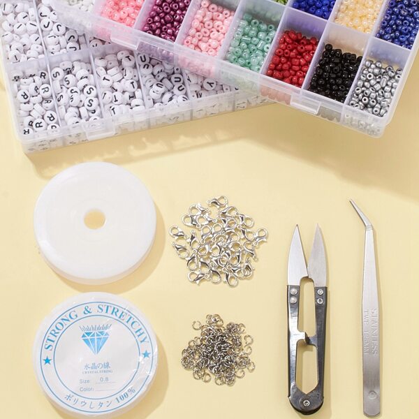 

1set Bead DIY Jewelry Accessory, Multicolor