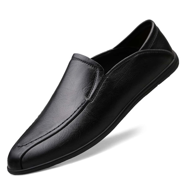 

Men Minimalist Slip-On Loafers, Black