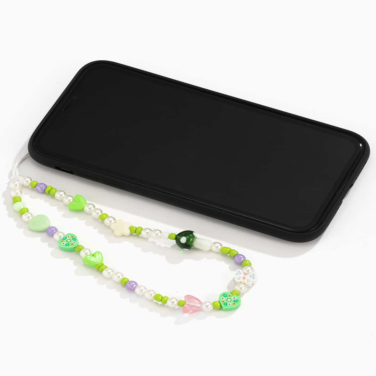 

Beaded Phone Lanyard, Multicolor