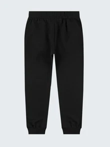 Tween Boys' Comfortable Leisure Sports Pants - Black - View 2