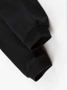 Tween Boys' Comfortable Leisure Sports Pants - Black - View 6