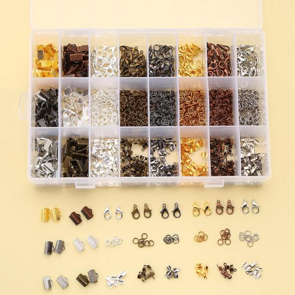 

1box DIY Jewelry Accessory Set, Multicolor