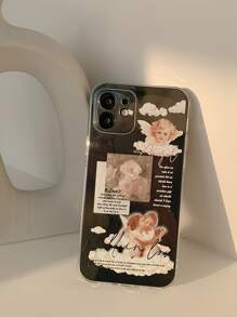 天使彩绘透明手机壳，兼容 15/15Pro/15Plus/15Promax，国际版，非国内版 - 彩色 - 查看 8