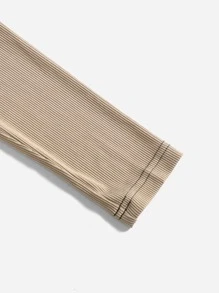 SHEIN Unity 褶邊圓環撞色T恤 - 彩色 - 查看 5