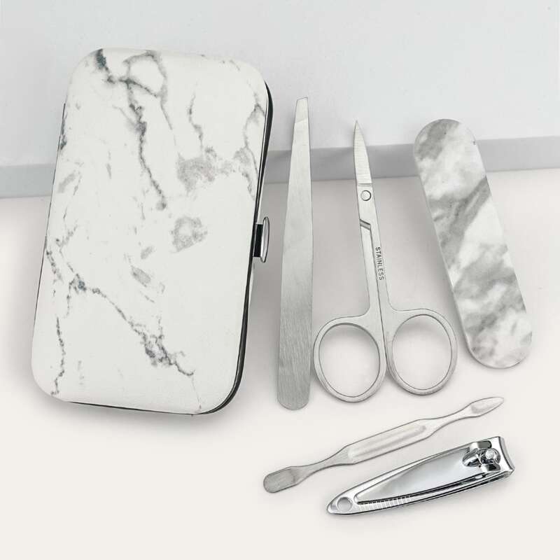 

5pcs Nail Clipper Set, Silver