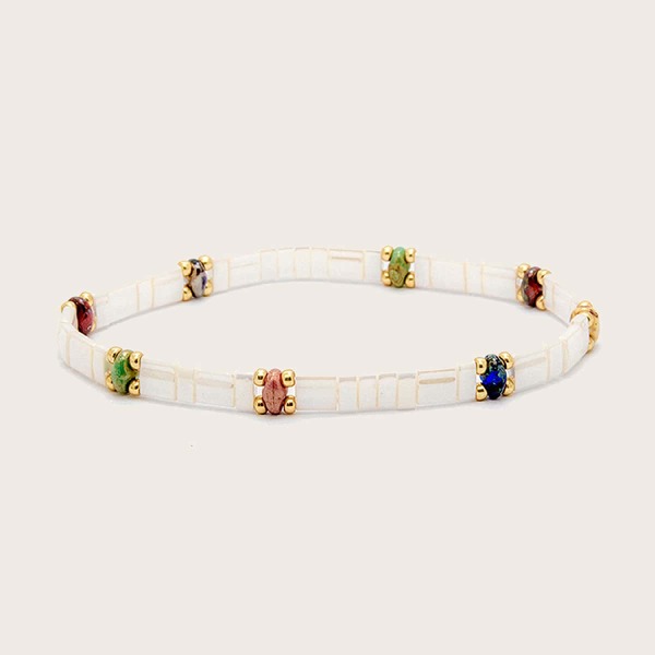 

Geometric Decor Bracelet, Multicolor
