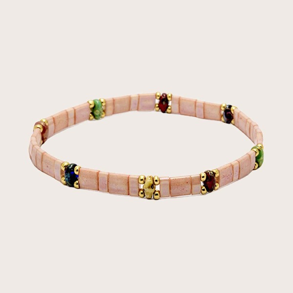 

Geometric Decor Bracelet, Multicolor