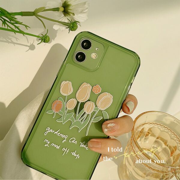 

Tulip Painted Phone Case, Multicolor