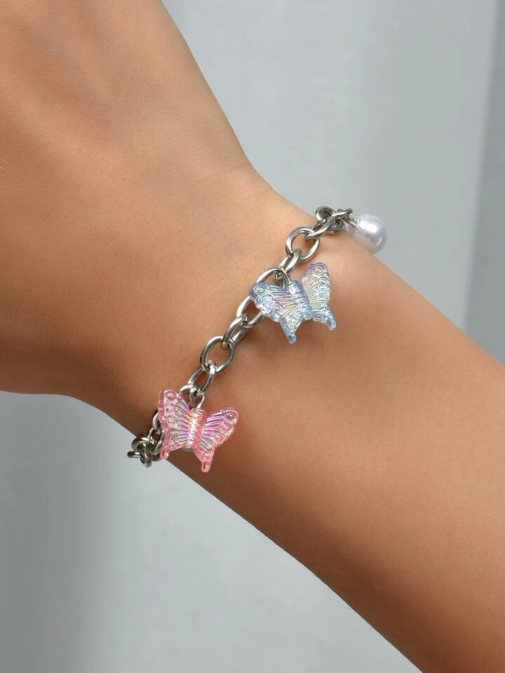Shein hotsell butterfly bracelet