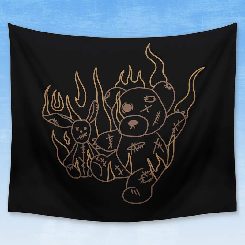 

Cartoon Graphic Tapestry, Multicolor