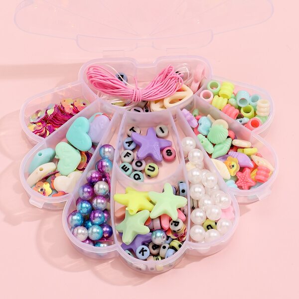 

1box Heart & Starfish DIY Jewelry Accessory Set, Multicolor