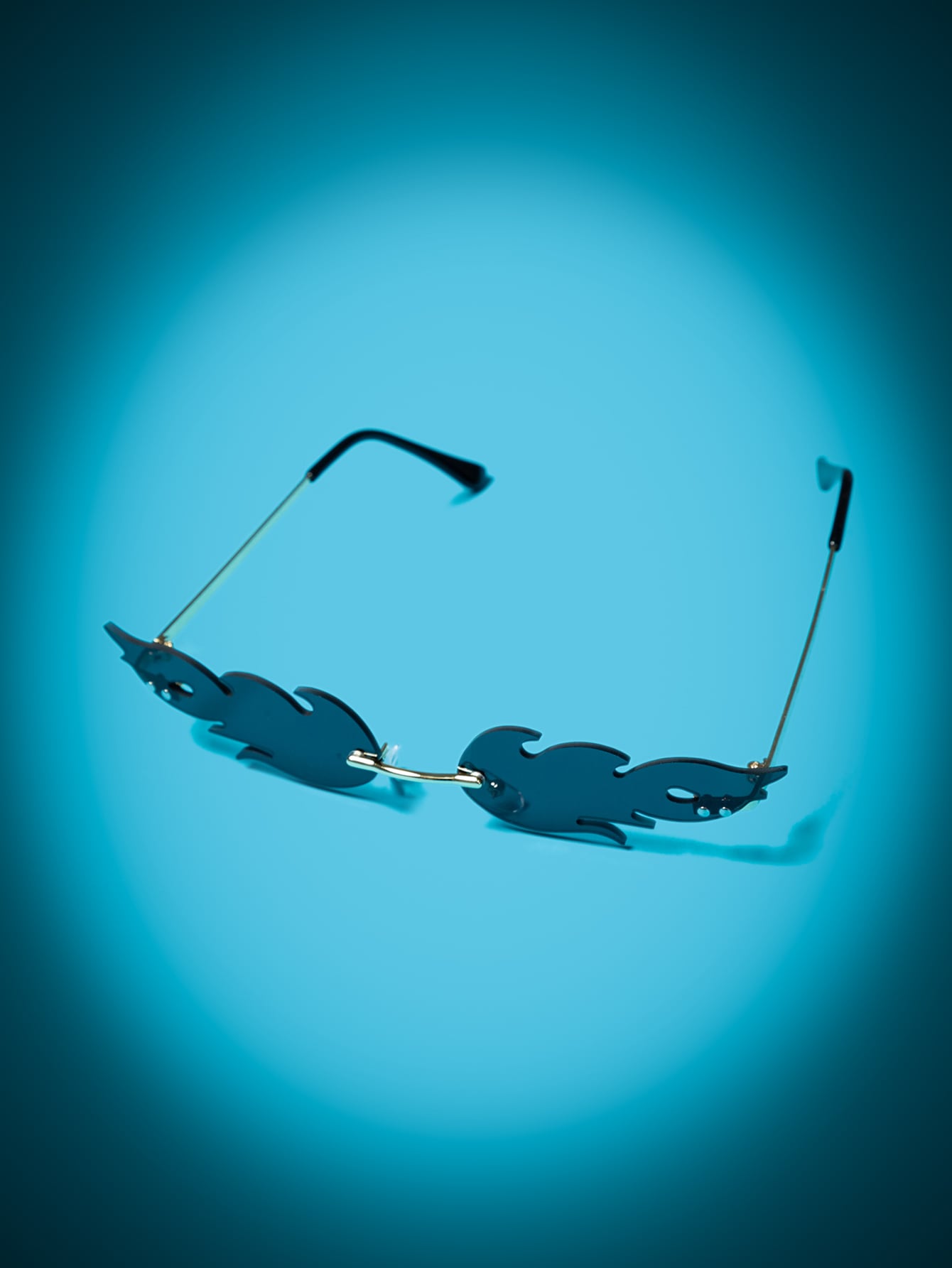 Rimless flame glasses