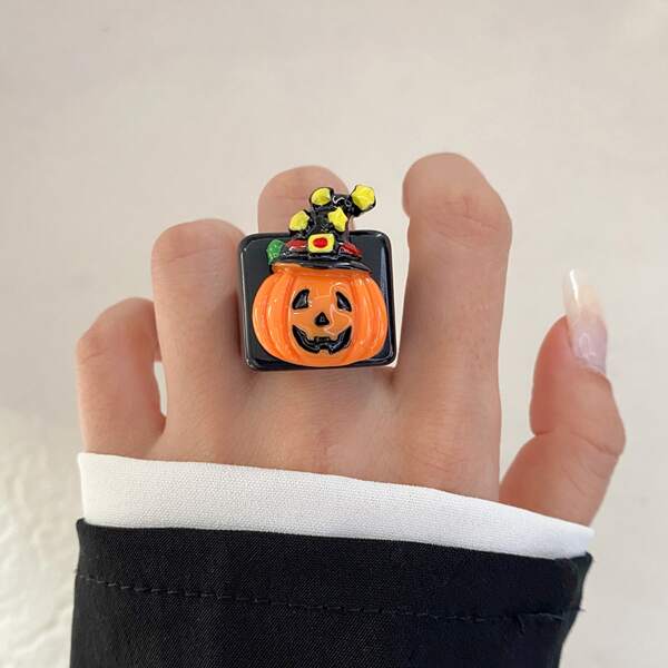 

Halloween Pumpkin Decor Ring, Multicolor