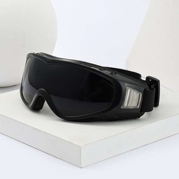 

Windproof Adjustable Skiing Glasses, Black