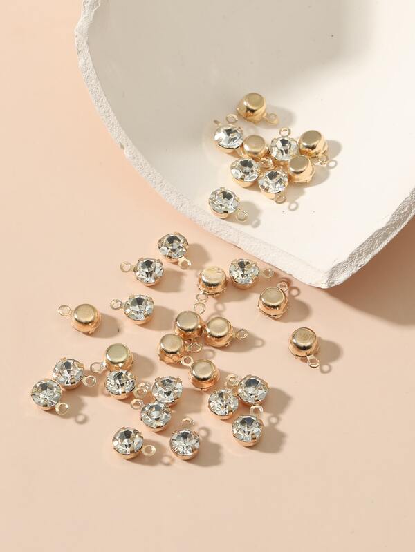 30入組水鑽裝飾DIY首飾配件