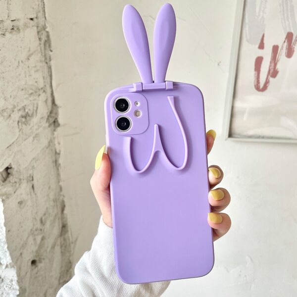 

Rabbit Ear Holder Phone Case, Purple