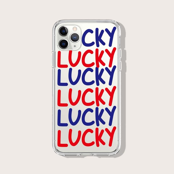 

Letter Graphic Phone Case, Multicolor
