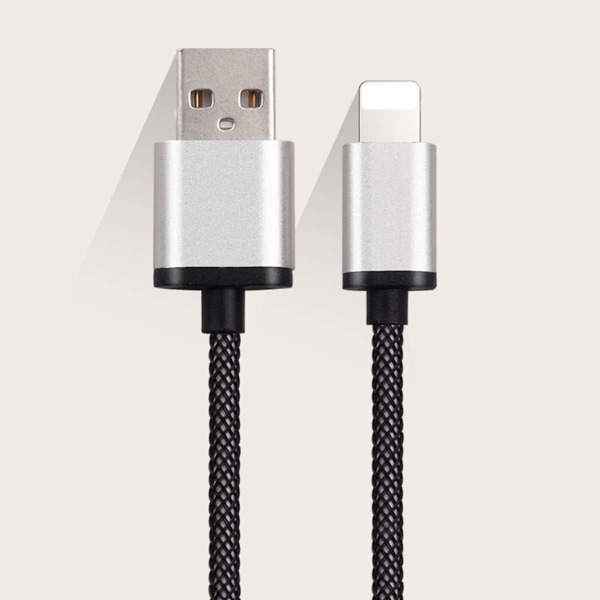 

1шт Кабель для передачи данных Lightning, Серый