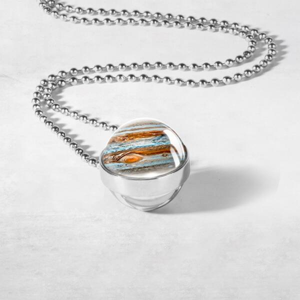 

Round Ball Charm Necklace, Multicolor
