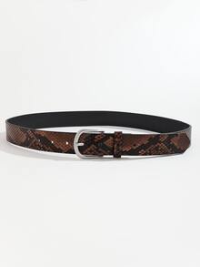 Animal Print Belt - Multicolor - View 3
