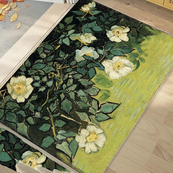 

Floral Pattern Door Mat, Multicolor