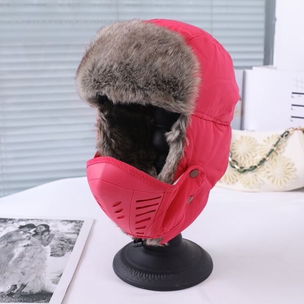 

Two Tone Hat, Hot pink