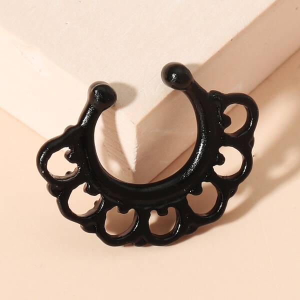 

Metal Nose Ring, Black