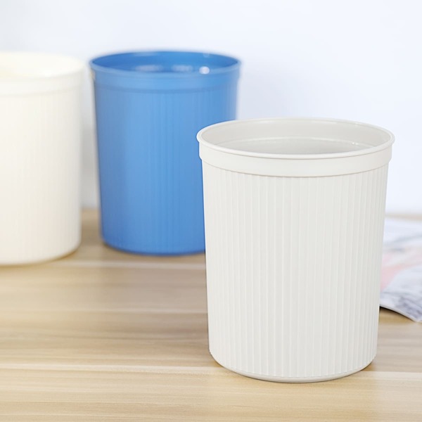 

1pc Plain Random Color Trash Can, Multicolor