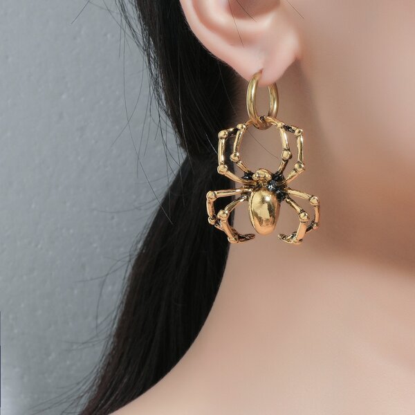 

Halloween Spider Drop Earrings, Multicolor