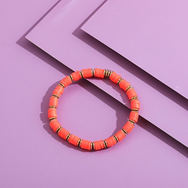 

Two Tone Bracelet, Red