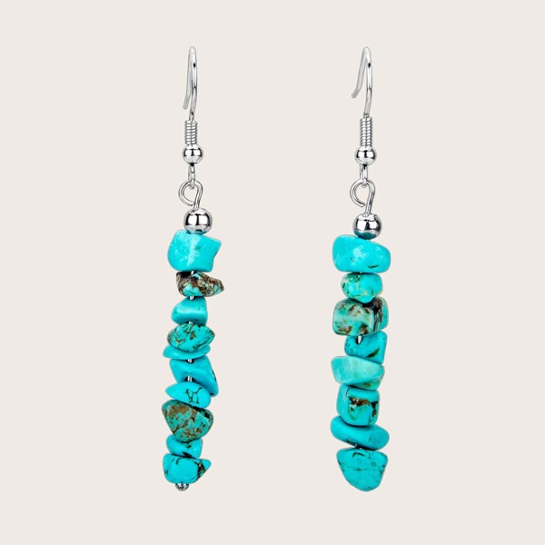 

Stone Drop Earrings, Multicolor